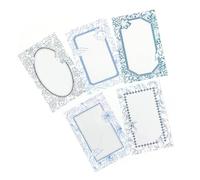 Ausla Planner Stickers, 20 Feuilles PET Fleurs Décor de Journal (BLUE) | Conceptions de plantes forestières, décollage facile pour les calendriers, accents superposés pour scrapbooking,