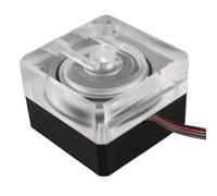 Ausla Pompe de Refroidissement par Eau PU SZM4 Pompe de Refroidissement par Eau Acrylique PWM 12 V 550 L par H 3,5 M Tête G1 4 Filetage IP54 32 à 140 Fahrenheit pour les Constructions de Liquide PC