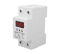 Ausla Protecteur de Surtension PC Dispositif de Protection de Tension de Récupération Automatique 2P 230VAC Affichage Numérique Rail DIN 35 Mm pour Les électriciens de Distribution d'énergie