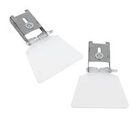 Ausla Protection pour Meuleuse d'Établi, 2 Pièces, Boîtier en Acier Inoxydable 304, Compatible avec Meuleuses 125/150/200/250, avec Eyeshield