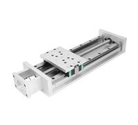 Ausla Rail de Glissière Linéaire pour Systèmes CNC, Course 300MM, | Charge de 120 kg, corps en alliage d\'aluminium, support moteur Nema23 pour ateliers, vis 16 mm.