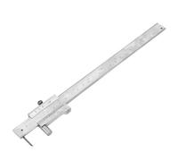 Ausla Règle de Traçage Parallèle Pied à Coulisse en Acier Inoxydable Résolution de 0 à 200 Mm Résolution de 0,05 Mm avec Vernier en Cuivre Scriber pour le Marquage de la Disposition du Bois, du