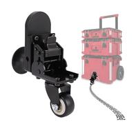 Ausla Roues Avant de Construction en Acier, Remplacement du Kit de Roulettes de Boîte à Outils Roulantes Robustes, capacité de 200 Lb
