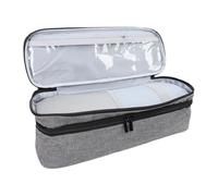 Ausla Sac de Voyage pour Outils de Cheveux, étui pour Sèche-Cheveux, Sac de Rangement pour Sèche-Cheveux, Outil Professionnel pour Cheveux, Conception à Double Couche pour Outils de (GREY)