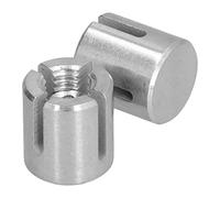Ausla Serre-Câble en Acier Inoxydable T316 Serre-câbles Croisés Support de Câble Métallique de 2 Mm pour Treillis de Garde-corps et Treillis Métallique Utilisation Intérieure et Extérieure Kit de