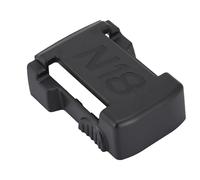 Ausla Support de Batterie adapté aux Batteries 18 V Support de Batterie ABS sous étagère avec 2 Trous de Vis Couvercle Anti-poussière à Verrouillage Mécanique pour Le Rangement du Kit d'outils