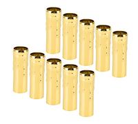 Ausla Support de Lampe en Fer E14, Tube de Support de Lampe à Bougie 80 Mm X 25 Mm, Manchon de Remplacement galvanisé pour Lustres, Bougies et Réparation de Luminaires de Bricolage (Yongjin