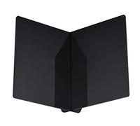 Ausla Support de Livre de Cuisine en Acrylique, Support de Livre Transparent avec Présentoir en Acrylique en Forme de X, incliné Protège le Dos du, Assemblage Facile pour la Cuisine, l'étude, la