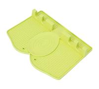 Ausla Support pour Ustensiles en Silicone pour Comptoir de Cuisine, 10 | Récupère l\'huile et l\'eau de la sauce, base en silicone antidérapante, support de cuillère chauffante pour les cuisiniers
