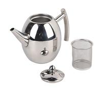 Ausla Théière en Inox, 1L / 1.5L, Bouilloire pour théière en acier inoxydable avec filtre, pour Maison, Hôtel, Café, Restaurant