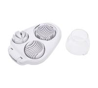 Ausla œufs 3 en 1 Multifonctionnel avec Fils en Acier Inoxydable et Corps en ABS, 3 Modes de Tranche pour œufs, Champignons, Fromage et Fruits pour la Préparation des Repas en Cuisine (#1)