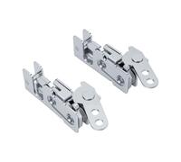 Ausla Verrou caché Robuste, Acier au Carbone, Antirouille (Gauche) | Profil compact 3,94 x 1,18 pouces, fermeture à impact finition argent, applications marines pour machines d\'armoires