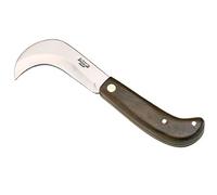 AUSONIA - 33087 SERPE SERPETTE COUTEAU JARDIN DE 16 CM AVEC LAME EN ACIER INOX ET MANCHE EN BOIS