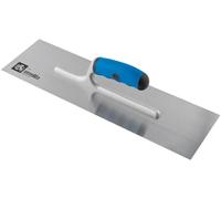 AUSONIA - 42336 TRUELLE À LAME EN ACIER INOX 42X12 POUR SOLS INDUSTRIELS MANCHE EN CAOUTCHOUC