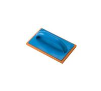 AUSONIA - 42462 Taloche Caoutchouc-Mousse éponge Taloche caoutchou avec éponge Planche à Laver Les Carreaux pour enduir avec Orange Mousse 210 x140 MM Epaisseur 15 mm