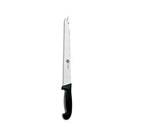 AUSONIA - 67479 COUTEAU SCIE À DEUX POINTES POUR PRODUITS SURGELÉS AVEC LAME DENTÉE EN ACIER INOX 440 ET MANCHE ATOXIQUE EN POLYPROPYLÈNE 27 CM