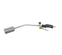 AUSONIA - CHALUMEAU À GAZ, LONGUEUR DE 58 CM, DIAMÈTRE 60 MM, TIGE ET BRÛLEUR ZINGUÉS, SURFACE DE PRÉHENSION EN PLASTIQUE AVEC LEVIER DE RÉGLAGE DU FLUX