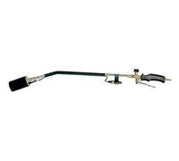 AUSONIA - CHALUMEAU À GAZ, LONGUEUR DE 70 CM, DIAMÈTRE 60 MM, TIGE ET BRÛLEUR ZINGUÉS, SURFACE DE PRÉHENSION EN PLASTIQUE AVEC LEVIER DE RÉGLAGE DU FLUX. ALLUMAGE PIÉZOÉLECTRIQUE PLACÉ PRÈS DU MANCHE