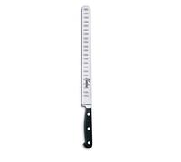 AUSONIA - COUTEAU FORGÉ À SAUMON AVEC LAME EN ACIER INOX 420 ET MANCHE EN RÉSINE ACÉTAL DE 26 CM. LAVABLE EN LAVE-VAISSELLE !