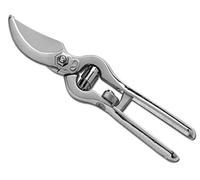 AUSONIA - SÉCATEUR PROFESSIONNEL FORGÉ DE 23 CM AVEC MANCHE POLI ET NICKELÉ, FERMETURE DE SÉCURITÉ À ROULETTE, IDÉAL POUR TAILLER ET JARDINER