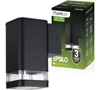 Außen-Wandleuchte GU10 LED IP54 EPSILO LUMILED, Edelstahl