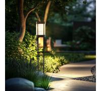 Außenstehlampe Borne Lumineuse Jardin Noir LED Lanterne Terrasses 100 CM [EEK: Nicht bewertet]