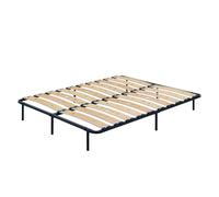 AUSTEN Sommier ergonomique à lattes larges en bouleau 140x200 cm avec pieds | Les supports flexibles s'adaptent aux mouvements du corps pour offrir un soutien homogène et un couchage plus confortable.