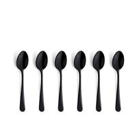 Amefa AUSTIN Lot de 6 cuillères à moka Noir Taille S