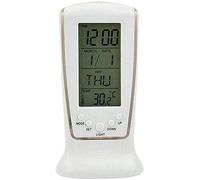Ausuky AM/FM Double réveil Numérique Horloge Thermomètre Réveil Affichage LED