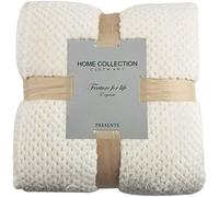 ausuky Couverture lestée - Couche intérieure matelassée lourde - Lavable - Housse en Minky pour un sommeil profond - Beige - 70 x 100 cm