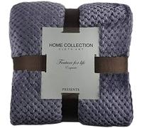 ausuky Couverture lestée en Minky lavable avec couche intérieure matelassée pour un sommeil profond Violet 100 x 120 cm