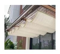 Ausziehbares Sonnensegel, Pergola-Überdachung | Avec kit de rail coulissants, Protection solaire et contre-UV, Stores à vagues pour terrasse extérieure(1.2x2m)