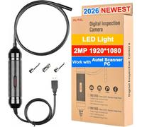 Autel MaxiVideo MV108S Caméra Inspection Numérique, Plus Récente Que la MV108, Endoscope Industriel USB 8.5 mm, Étanche IP67, Caméra Endoscopique HD 1920p, Cordon Flexible de 39.37 Pouces