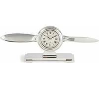 Authentic Models Horloge de table Propeller Clock, décoration de bureau, aluminium, AP111