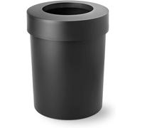 Authentics Midi Cap Corbeille à papier, Poubelle, Poubelle 20 L, polypropylène, noir mat, 1026799