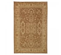 Authentique tapis d'Orient 190x280 fait main en laine marron ZIEGLER 11
