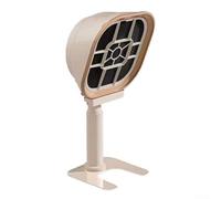 Autilyshop Hotte de bureau portable avec aspiration puissante et séparation des fumées d'huile, ventilateur d'échappement compact en ABS pour cuisine intérieure, hauteur réglable abricot