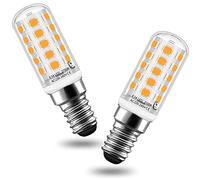Auting Ampoule LED E14 4W 2700K Blanc Chaud 400LM Équivalent 40W Lot 2 | Format compact pour réfrigérateur, lampe de sel et machine à coudre, avec faible consommation énergétique
