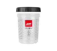 AUTO-PLAST PRODUKT APP FPS+ Godet Rigide gradué 850 ML, Lot de 2 | Lot de 2 Godets mélange Peinture pour pistolet à peinture carrosserie, système FPS+