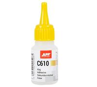 AUTO-PLAST PRODUKT C610 - Colle cyanoacrylate forte 20 g | Colle liquide Super Glue, Pour assembler le caoutchouc, les matières plastiques et le métal, Moyenne viscosité