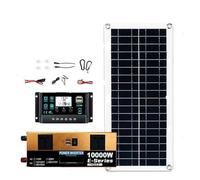 Auto Power Inverter Convertisseur Kit Complet Système Solaire 10000W Dual12V/24V 110V/220V Contrôleur 100a Panneau 200W Onduleur Hors Réseau pour Maison/Camping Secours