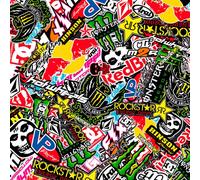 AUTO-STYLE Stickerbomb Film - Graffiti Design 2 - Role 60x200cm - Auto-adhésif