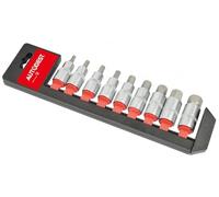 AUTOBEST - Douilles BTR carré 1/2 9 pièces AUTOBEST - Réf. 328461