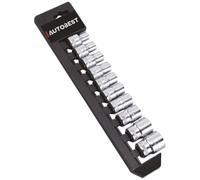 AUTOBEST - Lot de 10 douilles multi-empreintes carré 1/2 - Réf. 324121