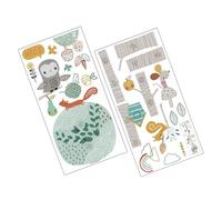 Autocollant 1 Set Toise Murale Arbre Animaux Pvc pour Garçon et Filles