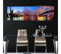 Autocollant à effet 3D « Brooklyn Bridge 1 » 40 x 120 cm
