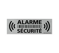 Autocollant Alarme Maison - Alarme Sécurité, Lot de 14 Autocollants dissuasifs. Adhésif système d'alarme Maison