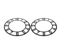 Autocollant D’horloge Murale Miroir Ronde à Chiffres Arabes | Acrylique, Finition Brillante Réfléchissante, pour Murs Intérieurs, Entrée, Espace Commercial, Décor Moderne