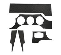 Autocollant De Cadre Décoratif Pour Couvercle Sortie D'air, Garniture Tableau Bord Console Centrale Pour Mustang GT 2015 - 2021(Noir)