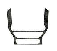 Autocollant De Décoration Console Multimédia Cadre Garniture Navigation GPS Voiture En Fiber Carbone Pour Ford Pour Mustang GT 2015 - 2021(Style B Black)